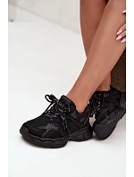 Dámské černé sportovní tenisky model 22348851 - Boto Dámské černé sportovní tenisky model 22348851 - Boto