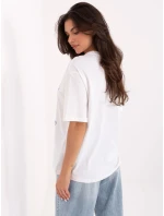 T shirt model 21378820 biało niebieski - FPrice