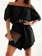 Kombinezon MO KO model 22284422 czarny - FPrice Kombinezon MO KO model 22284422 czarny - FPrice