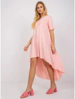 Dámské šaty RV SK R4889.09 lososové