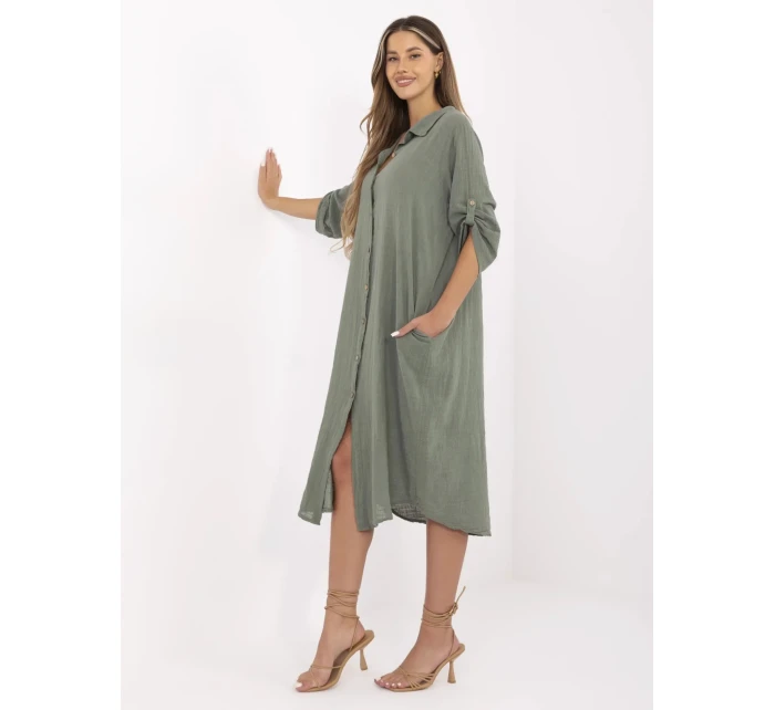 Sukienka TW SK BI model 21167963 khaki - FPrice