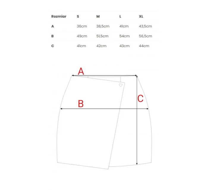 M854 Mini sukně - fuchsiová