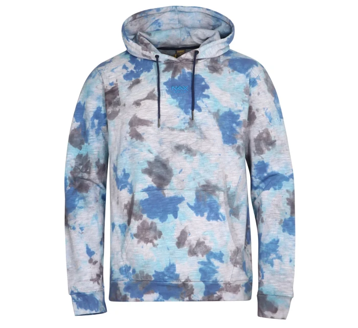 Pánská batikovaná mikina nax NAX ZENUR blue radiance Pánská batikovaná mikina nax NAX ZENUR blue radiance