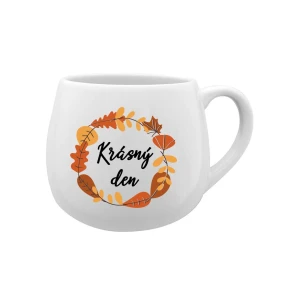 KRÁSNÝ DEN (PODZIM) - bílý keramický hrníček 300 ml