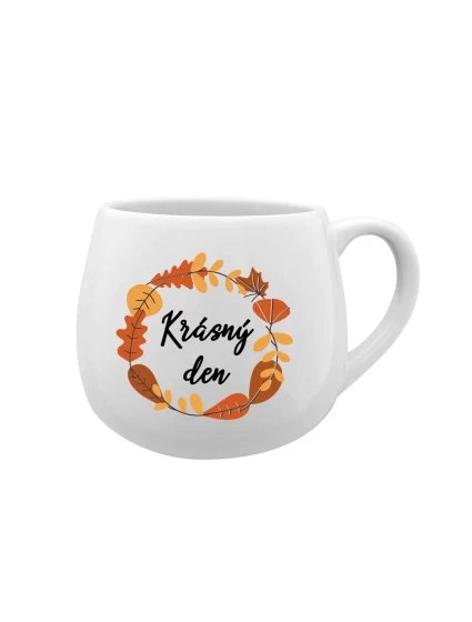 KRÁSNÝ DEN (PODZIM) - bílý keramický hrníček 300 ml