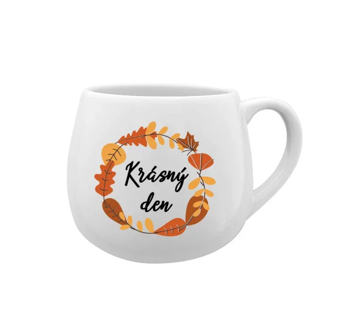 KRÁSNÝ DEN (PODZIM) - bílý keramický hrníček 300 ml
