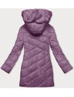 Fialová dámská zimní bunda s kapucí model 21247207 - Z-DESIGN