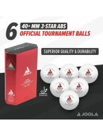 MÍČKY NA STOLNÍ TENIS JOOLA PRIME 6KS BÍLÉ