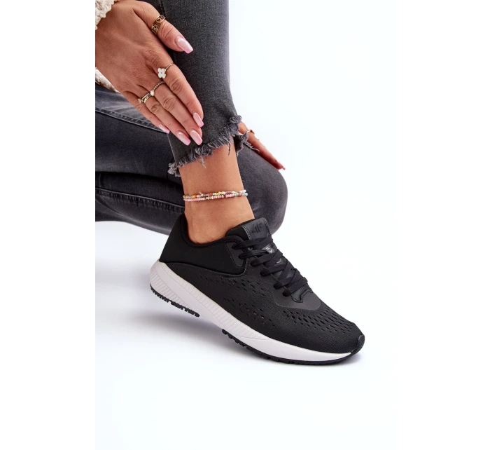 Dámské sportovní boty model 21656293 Černé - 4F Dámské sportovní boty model 21656293 Černé - 4F