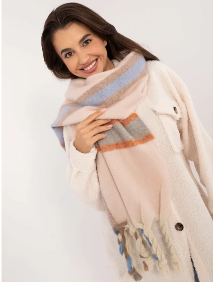 Šála AT SZ model 20527592 světle růžová - FPrice Šála AT SZ model 20527592 světle růžová - FPrice