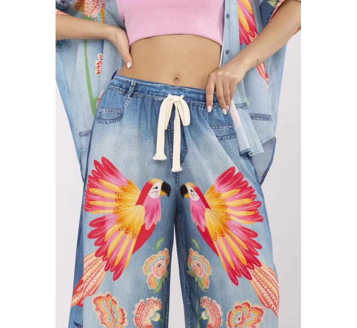 Kalhoty DHJ SP 19183 6.79 modrá Kalhoty DHJ SP 19183 6.79 modrá