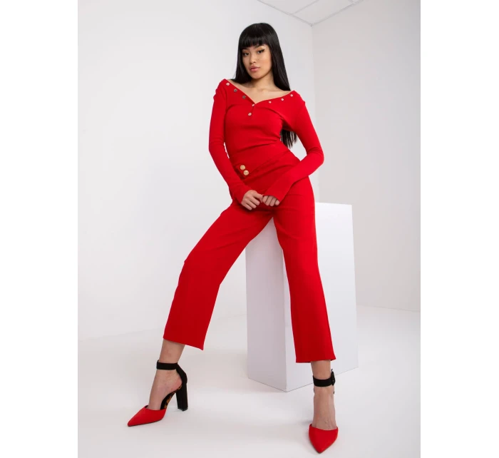 FE SP 5704 kalhoty.69P červená