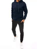 Pánská tepláková souprava tmavě modrá a černá AX0631 - Dstreet