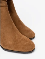 Designové dámské model 21287066 kotníčkové boty na širokém podpatku Designové dámské model 21287066 kotníčkové boty na širokém podpatku