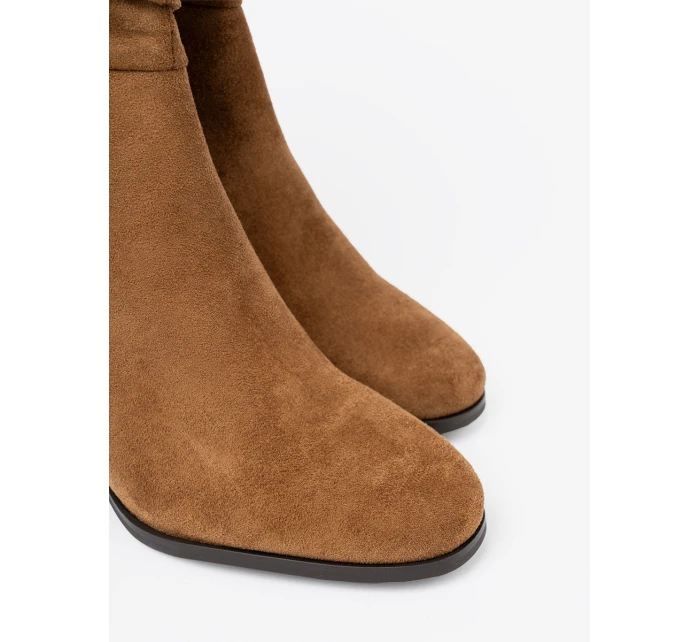 Designové dámské model 21287066 kotníčkové boty na širokém podpatku Designové dámské model 21287066 kotníčkové boty na širokém podpatku