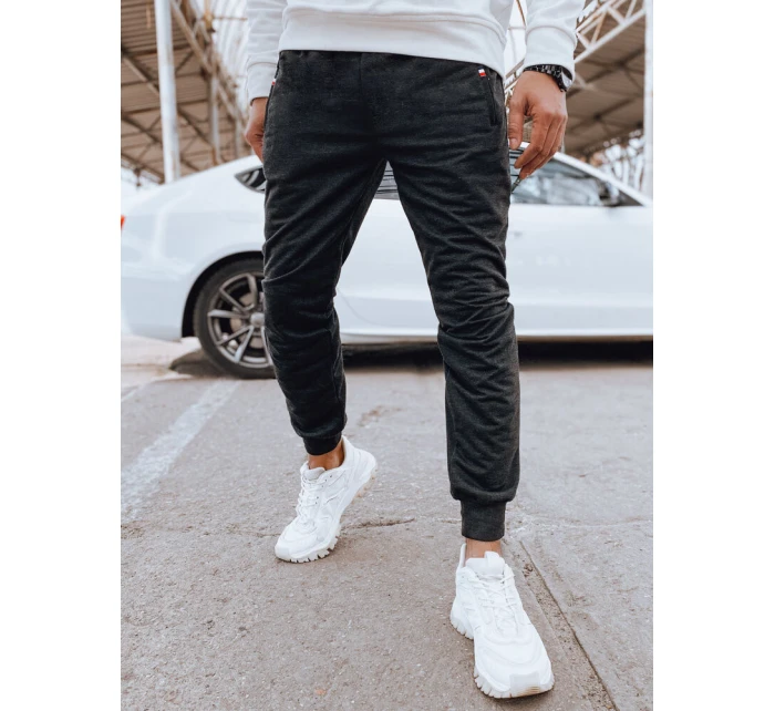 Pánské šedé tepláky FashionStreet UX4122 Pánské šedé tepláky FashionStreet UX4122