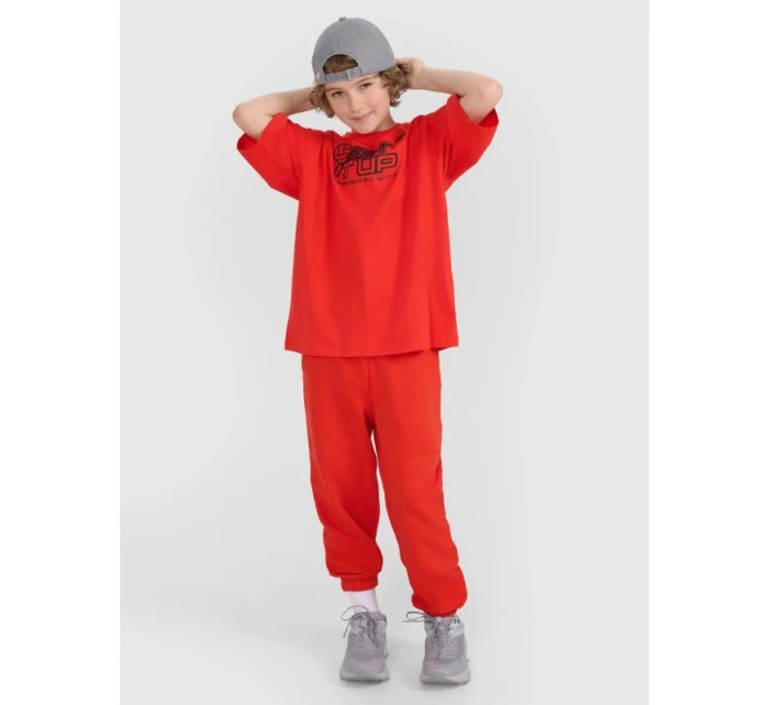 Dětské tričko oversize s potiskem 4F 4FJRSS25TTSHU3296-62S