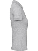 B&C Inspire Polo /women_° Dámské piqué polo z bio bavlny 01.0440 heather grey