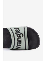 Pánské Pantofle WRANGLER AVERELL SLIDER MEN LOW 20251042.52D Světle Zelené