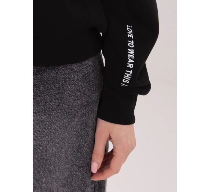 Mikina D10600BI02863A3 černá Mikina D10600BI02863A3 černá