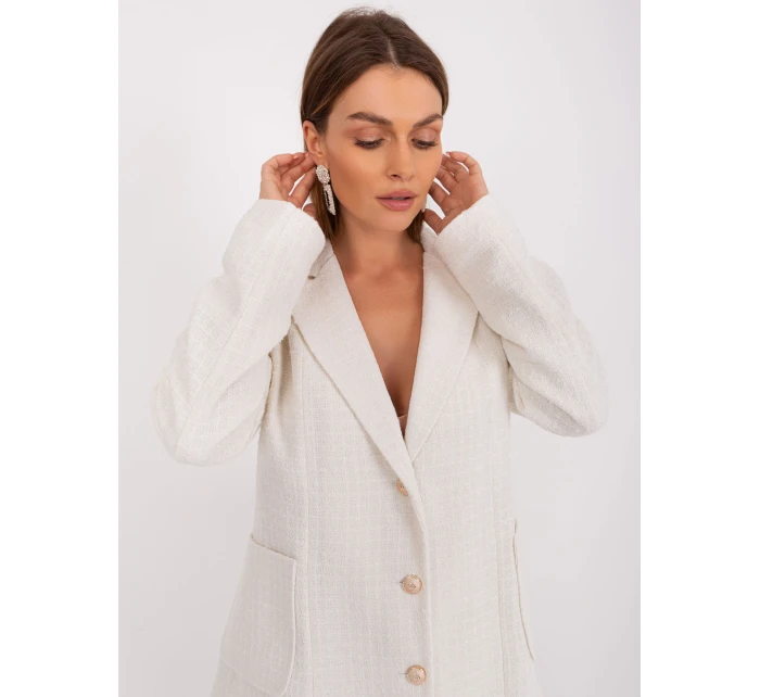 Kabát LK EN 509410.36P ecru Kabát LK EN 509410.36P ecru