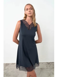 Dámská noční košile Lutecia 18182 tmavě modrá - Vamp