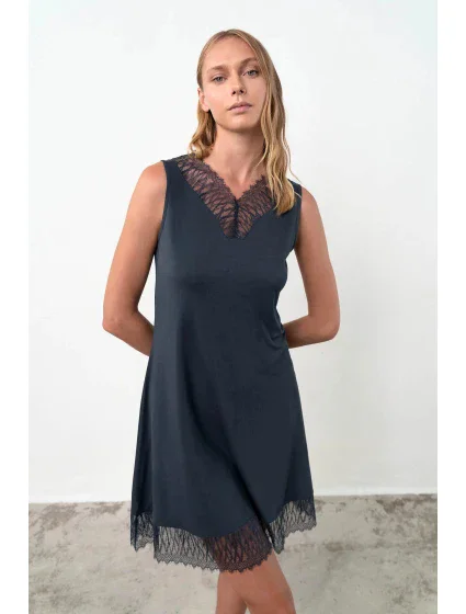 Dámská noční košile Lutecia 18182 tmavě modrá - Vamp