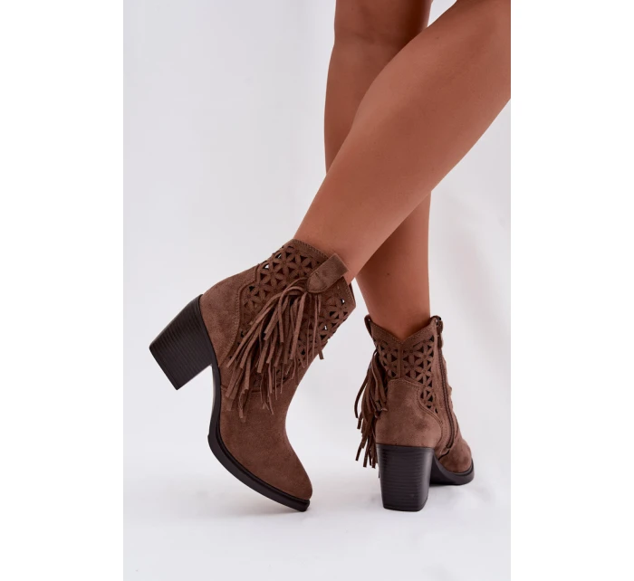 Boty na podpatku  model 224704 Step in style