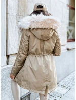Dámská zimní bunda parka GARNET béžová FashionStreet TY3946