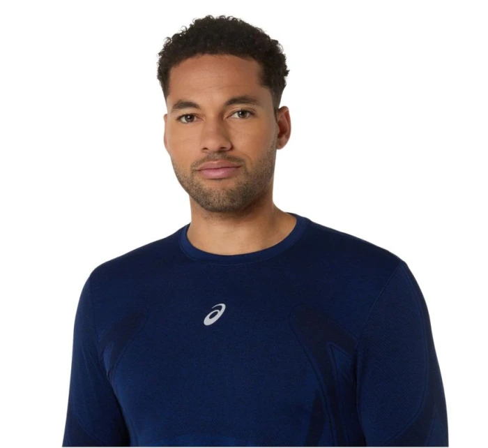 ASICS Road Seamless LS Top 2011D356-400 Navy Blue L