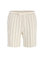 Jack&Jones pánské pruhované šortky JPSTJAIDEN COBA STRIPE JOG SHORTS REG SN 12274413 Antique White Stripes