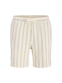 Jack&Jones pánské pruhované šortky JPSTJAIDEN COBA STRIPE JOG SHORTS REG SN 12274413 Antique White Stripes