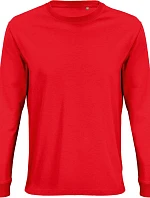 SOL'S Pioneer LSL Tričko s dlouhým rukávem z bio bavlny 25.3982 bright red