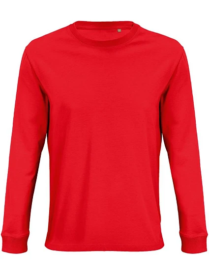 SOL'S Pioneer LSL Tričko s dlouhým rukávem z bio bavlny 25.3982 bright red
