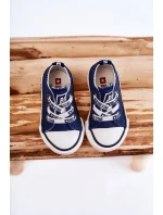 Dětské látkové tenisky BIG STAR model 21594798 Námořnická modrá - Big Star Shoes Dětské látkové tenisky BIG STAR model 21594798 Námořnická modrá - Big Star Shoes