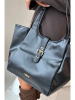 Shopper taška s přezkou NOBO BAG6010-020 Černá