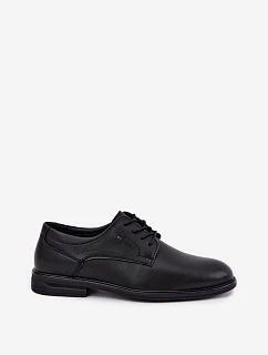 Pánské elegantní černé polobotky model 22539710 - EVENTO