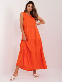 Sukienka D73761M30435A pomarańczowy