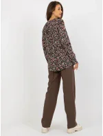 Halenka D73771M11081A černá a béžová