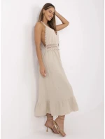 Sukienka MI SK model 21124376 beżowy - FPrice