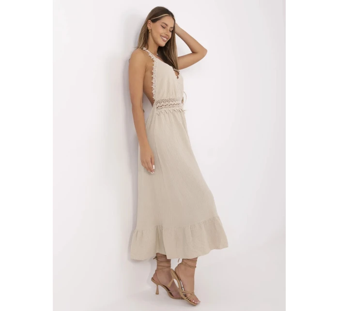 Sukienka MI SK model 21124376 beżowy - FPrice