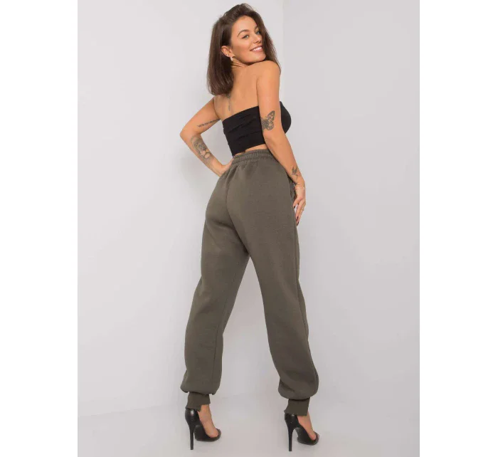 Tepláky RV DR 7237.81 tmavá khaki