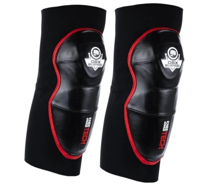 SPORT Chrániče kolen DBX-EG 0000941372 Černá s červenou - BUSHIDO
