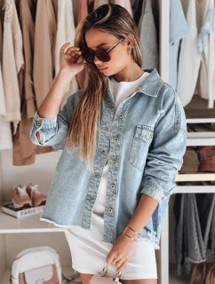 Dámská oversize džínová bunda TONACIO modrá FashionStreet TY4907