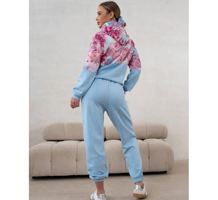 Sportovní souprava s květinovým motivem modrá model 22049186 - Moon