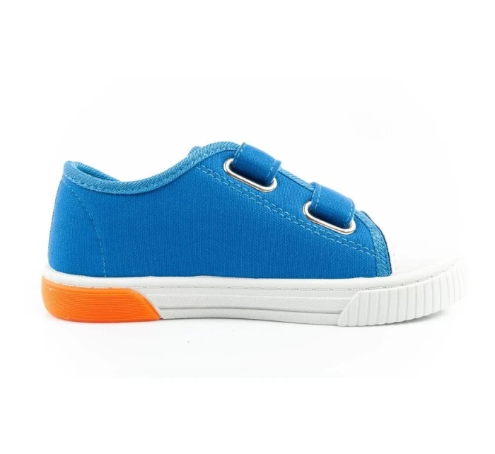 Leomil Sonic dětské sportovní boty lehké tenisky na suchý zip modré červené