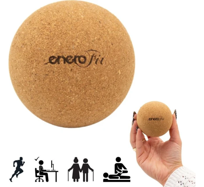 KORKOVÝ MASÁŽNÍ MÍČEK 6,5 CM ENERO FIT KORKOVÝ MASÁŽNÍ MÍČEK 6,5 CM ENERO FIT