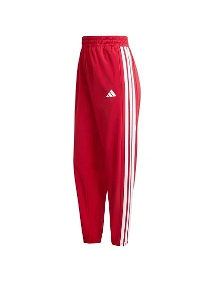 Dámské kalhoty Train Essentials 3Stripes Woven červené model 22160598 dámské - ADIDAS Dámské kalhoty Train Essentials 3Stripes Woven červené model 22160598 dámské - ADIDAS