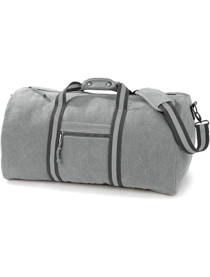 Quadra QD 613 Vintage plátěná cestovní taška 51.D613 vintage light grey Quadra QD 613 Vintage plátěná cestovní taška 51.D613 vintage light grey