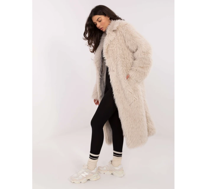 Płaszcz PL jasny beżowy model 21749923 - FPrice